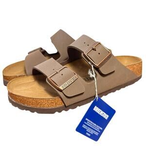 NIB Birkenstock Arizona BS Mocca Sandals Mens 5 Womens 7 Regular Fit 38 Birkibuc